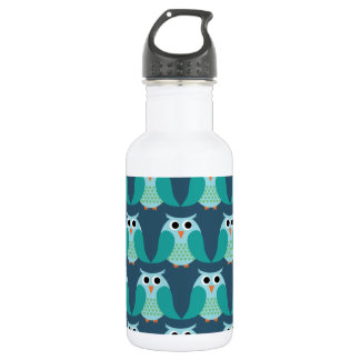 Botella De Agua ¡Búhos, búhos, búhos! - Azul