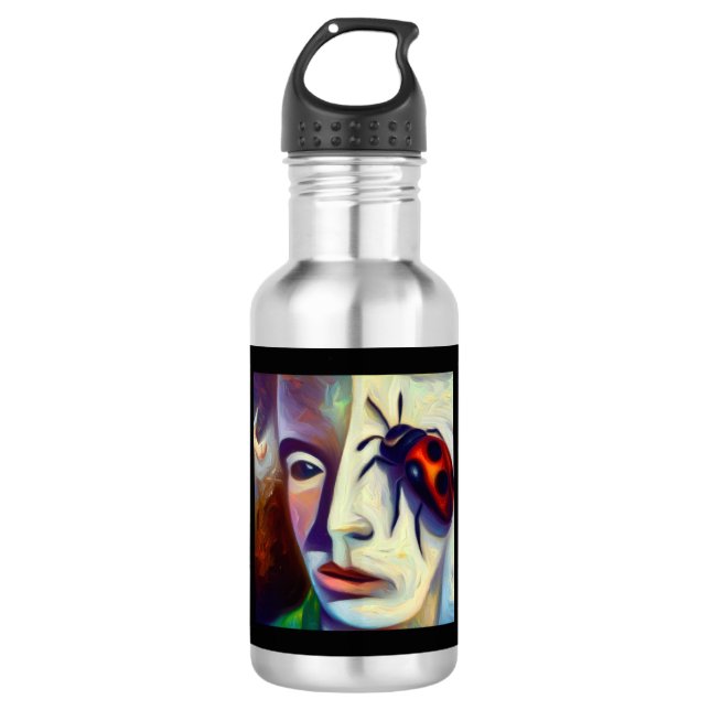 Botella De Agua Bujía animal espiritual 3 (Anverso)