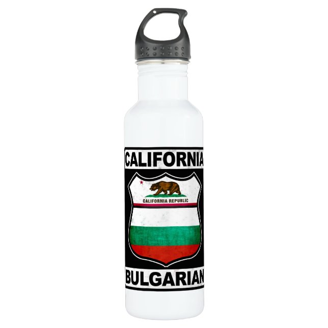 Botella De Agua Búlgaro-americano de California (Anverso)