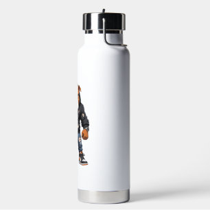 Botella De Agua Bulldog Alfa Urbano � Mascota de Estilo Callejero