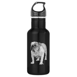 Botella De Agua Bulldog británico