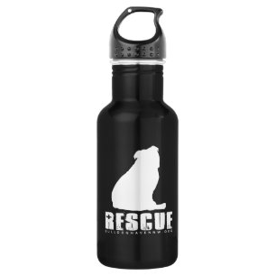 Botella De Agua BULLDOG del RESCATE (por el asilo nanovatio del
