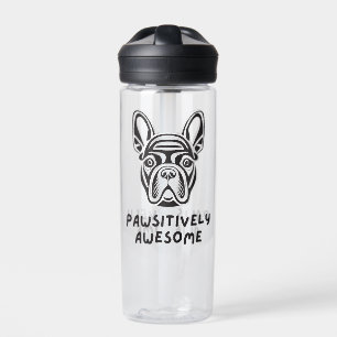 Botella De Agua Bulldog doloroso