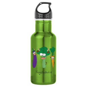 Botella De Agua Bulls vegetarianos Bulls vegetales Graciosa Botell