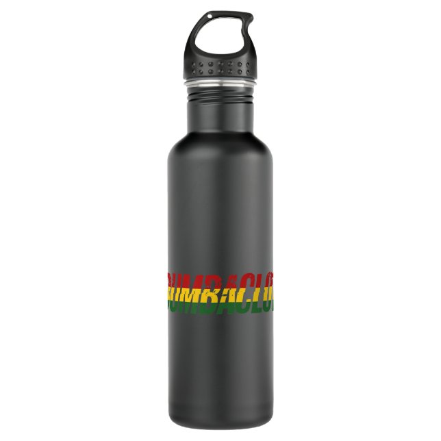 Botella De Agua Bumbaclot Reggae Music Rasta Rastafarian (Anverso)