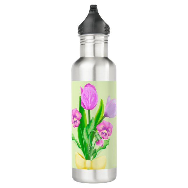 Botella De Agua Bunch of Spring Flowers Thermal Tumbler (Derecha)