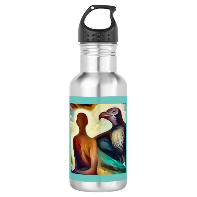 Botella De Agua Buque de animales espirituales 2 (Anverso)