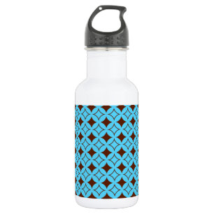 Botella De Agua Buques azul y marrón