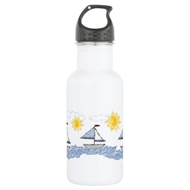 Botella De Agua Buques de vela SG (Anverso)
