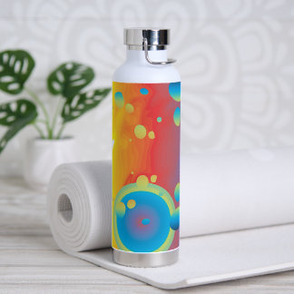 BOTELLA DE AGUA BURBUJAS COLORIDAS