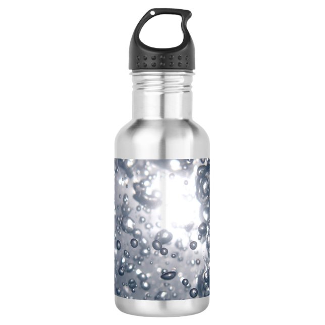 Botella De Agua Burbujas de agua limpia (Anverso)