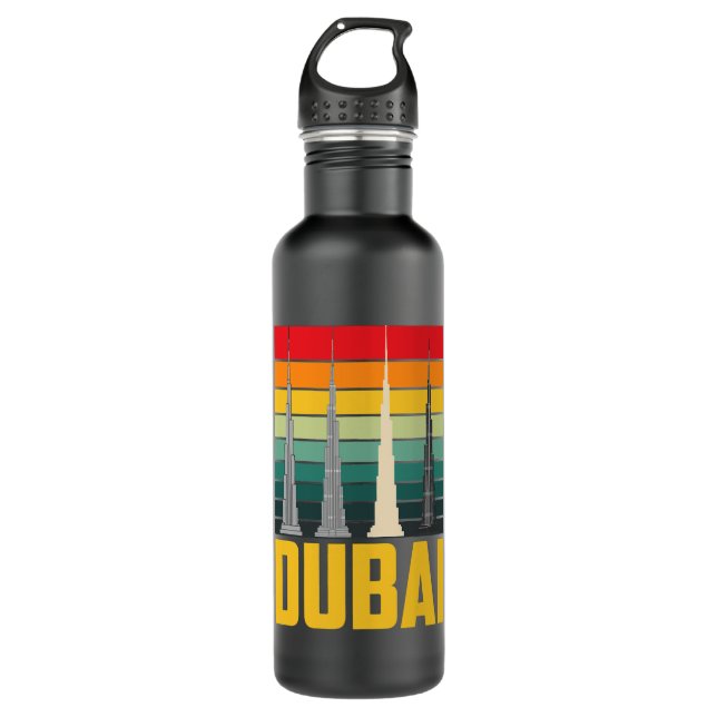 Botella De Agua Burj Khalifa, rascacielos de Dubái, árabe unido (Anverso)