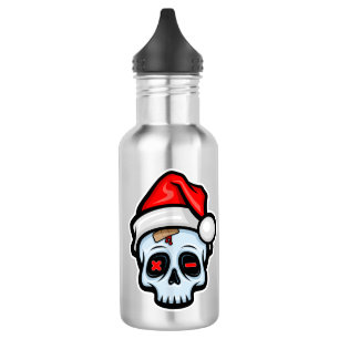 Botella De Agua Burla de Navidades divertidos, estilo Personalizad