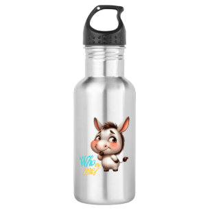 Botella De Agua Burro Adorable para Navidades 2024 - Regalo perfec