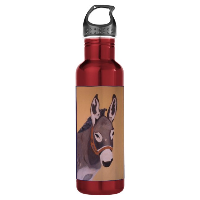 Botella De Agua BURRO del mascota (Anverso)