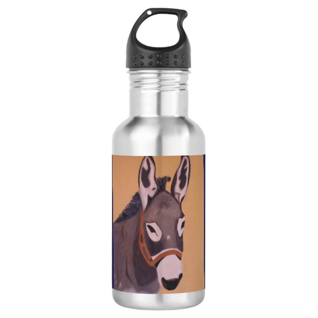 Botella De Agua BURRO del mascota (Anverso)