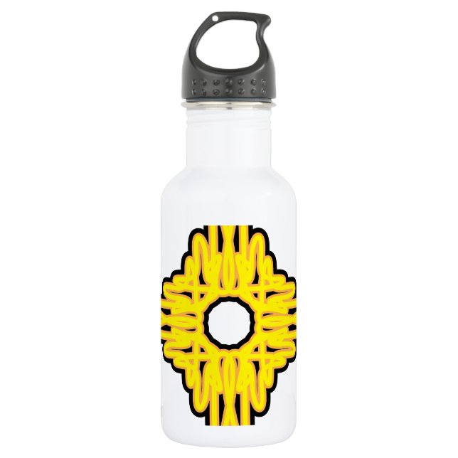 Botella De Agua Burst Art Nouveau (Anverso)