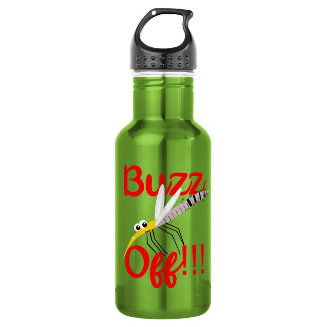 Botella de agua Buzz Off (Anverso)