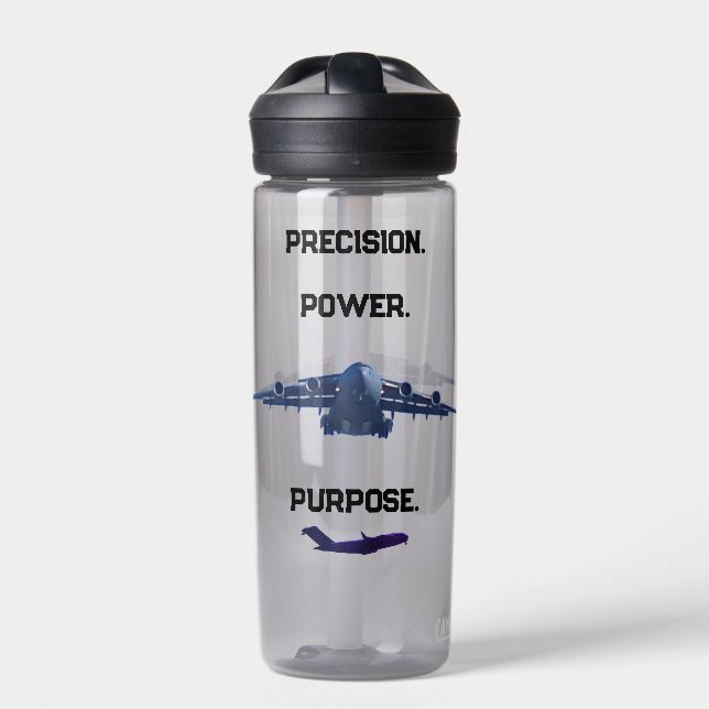 BOTELLA DE AGUA C-17 GLOBEMASTER PRECISION POWER PURPOSE (Delante)
