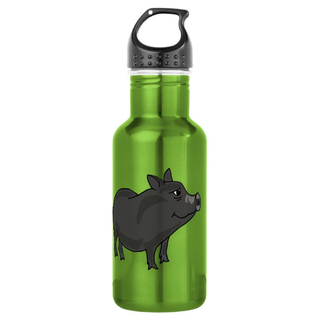 Botella De Agua CA cerdo hinchado pote divertido (Anverso)