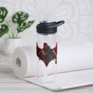 Botella De Agua Caballeros góticos capucha roja con logo