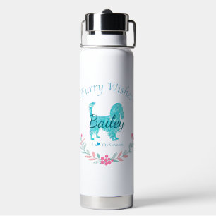 Botella De Agua Caballete de Cavalier azul pastel personalizado de