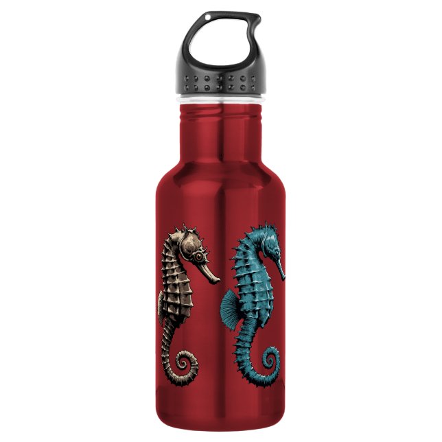 Botella De Agua Caballitos de mar  (Anverso)