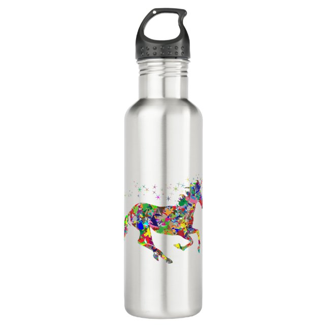 Botella De Agua Caballo colorido (Anverso)