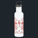 Botella De Agua Caballo de dala sueco rojo y blanco<br><div class="desc">Un diseño tradicional sueco de Caballo de Dala en rojo y blanco. Ideal para las vacaciones de invierno. Ideal para los amantes de los caballos,  los ponis y la equitación. Arte original de Nic Squirrell.</div>