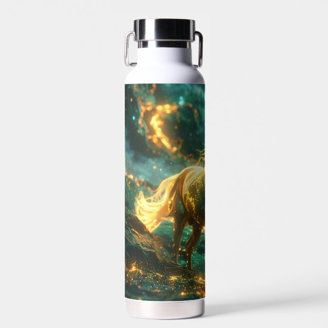 BOTELLA DE AGUA CABALLO DE FUEGO - ZODÍACO CHINO -  (Delantero)