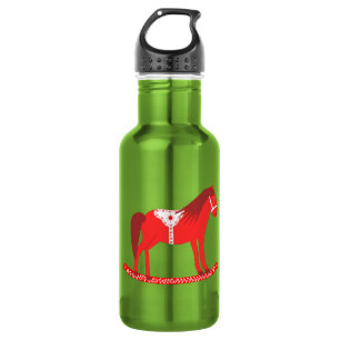 Botella De Agua Caballo de Rocking de Navidad Escandinavo
