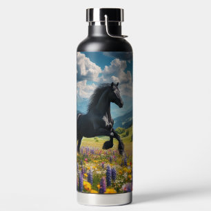 Botella De Agua Caballo floral/resorte/semental