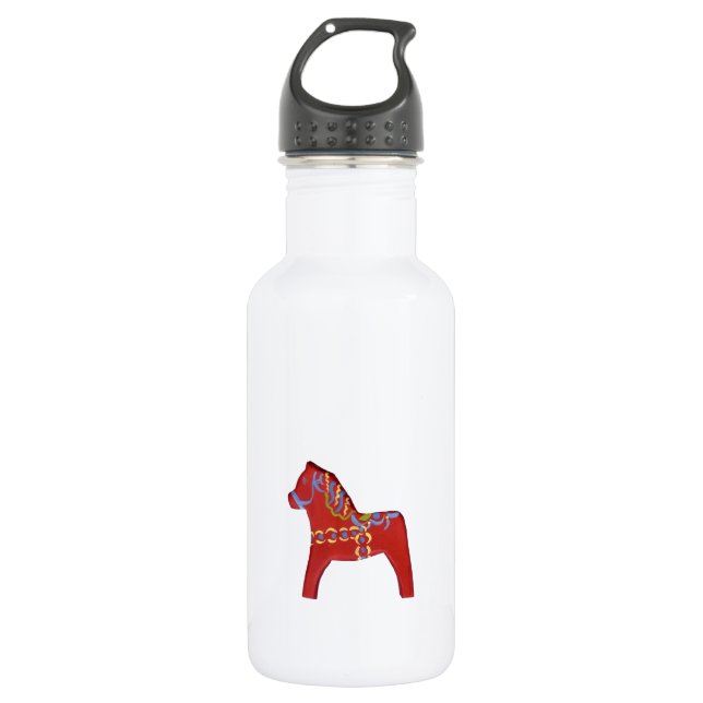 Botella De Agua Caballo Red Dala # 1 (Anverso)