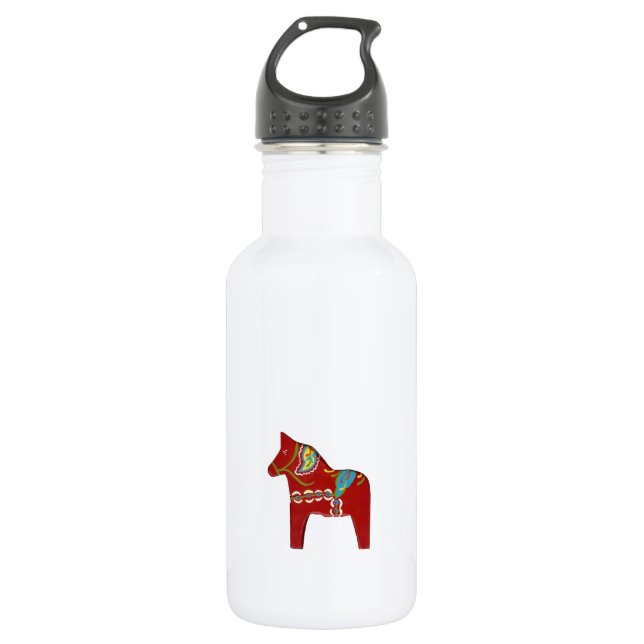 Botella De Agua Caballo Red Dala # 2 (Anverso)