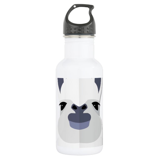 Botella De Agua Cabeza de la llama del dibujo animado (Anverso)