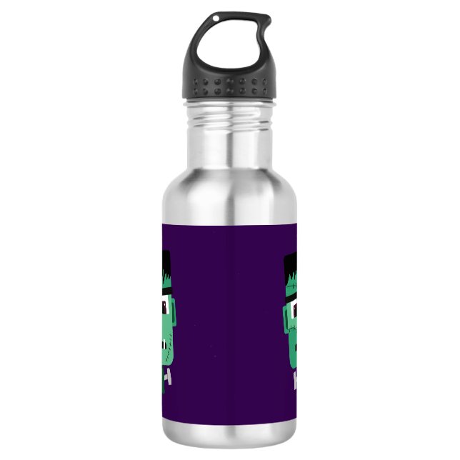 Botella De Agua Cabeza del Monstruo de Frankenstein (Anverso)