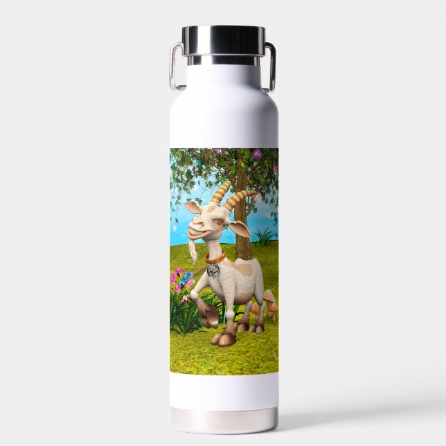 Botella De Agua Cabra Feliz (Delantero)