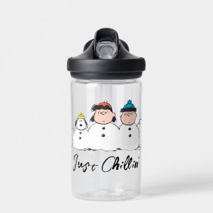 Botella De Agua Cacahuetes   3 Persona Snowman