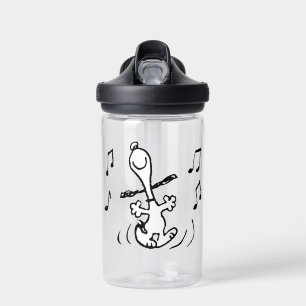Botella De Agua Cacahuetes   Baile Snoopy