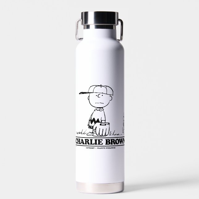 Botella De Agua Cacahuetes | Bolas de juego de Charlie Brown (Delantero)