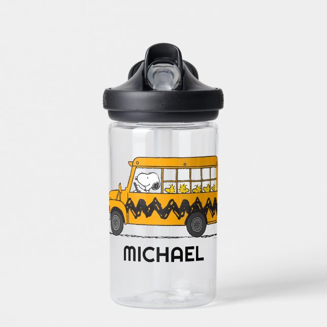 Botella De Agua Cacahuetes | Controlador de bus Snoopy (Delante)