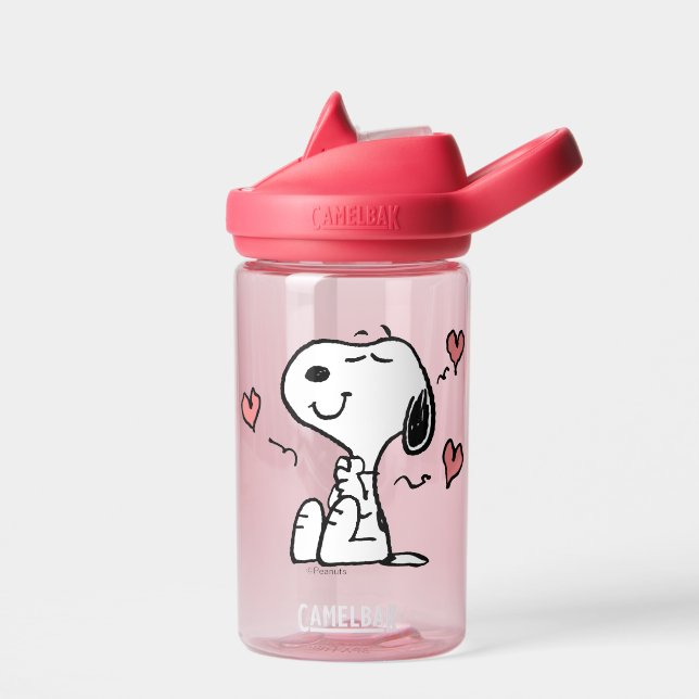 Botella De Agua Cacahuetes | Corazones Snoopy (Izquierdo)