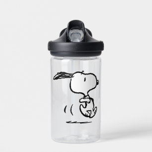 Botella De Agua Cacahuetes   Ejecución de Snoopy