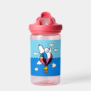 Botella De Agua Cacahuetes   Globo de aire caliente Snoopy & Woods