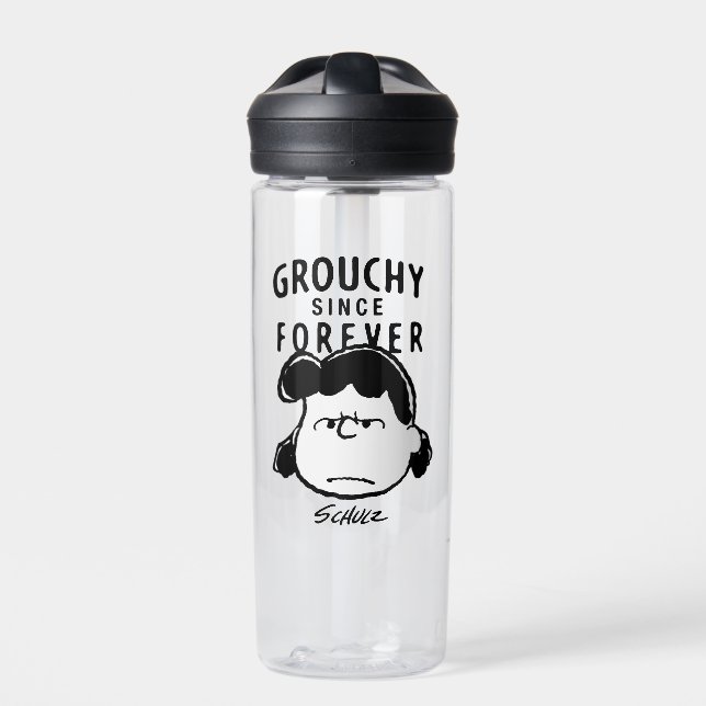 Botella De Agua Cacahuetes | Grouchy Since Forever Lucy (Delante)