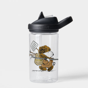 Botella De Agua Cacahuetes   Guerrero de la nieve de Snoopy