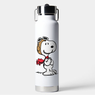 Botella De Agua Cacahuetes   Snoopy El Hielo Volador
