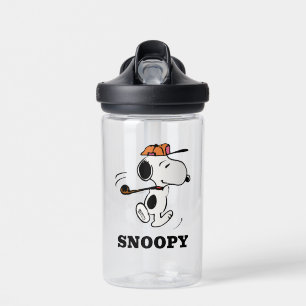 Botella De Agua Cacahuetes   Snoopy Golf