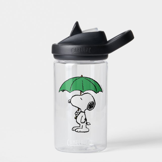 Botella De Agua Cacahuetes | Snoopy Green Umbrella (Izquierdo)
