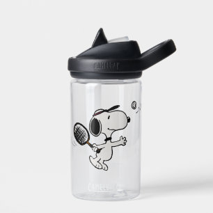 Botella De Agua Cacahuetes   Snoopy Juega Al Tenis